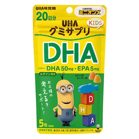 Uha Kids' DHA Gummy Supplement 20-day Supply [Parallel Import]