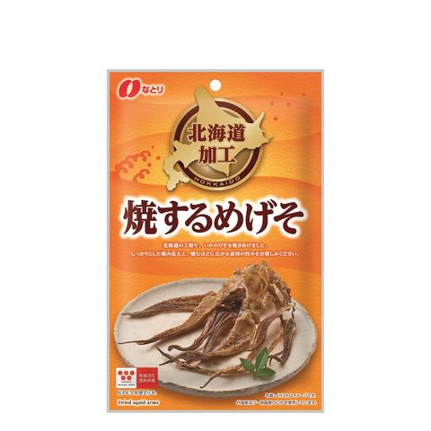 Natori Hokkaido Processed Grilled Squid Tentacles 27g [Parallel Import]