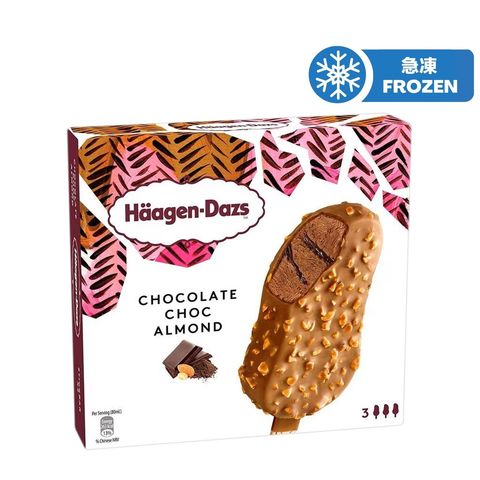Haagen-dazs 朱古力杏仁脆皮雪糕批 3 x 80毫升
