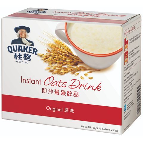Quaker Instant Oats Drink - Original 5 x 30g