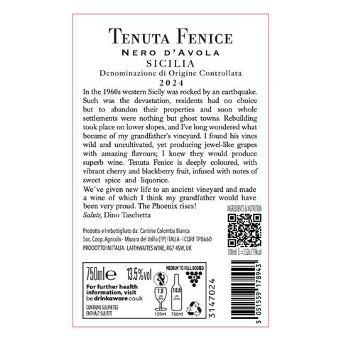 Tenuta Fenice Nero D’avola 750ml