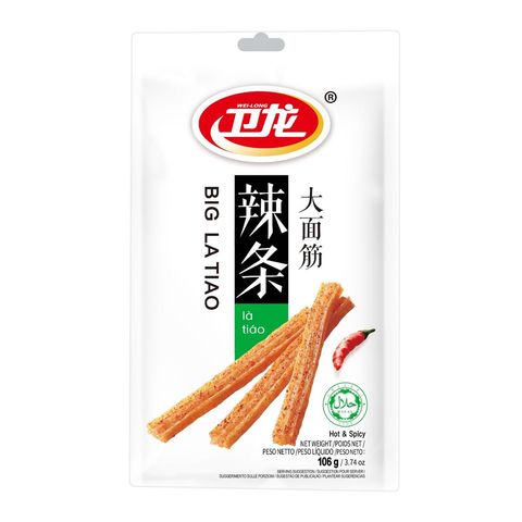 Wei Long Big Latiao Hot & Spicy 106g