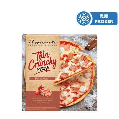 Passionata Thin & Crunchy Prosciutto Pizza 320g