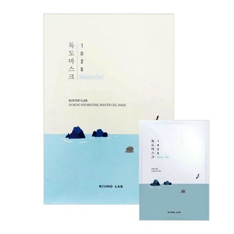 Round Lab 1025 Dokdo Hydrating Water Gel Mask 18 Pieces [Parallel Import]
