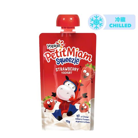 Yoplait Petit Miam Strawberry Pouch 70g