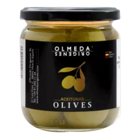 Olmeda Origenes Gazpacha Picantona Brine Olives without Stone 370g