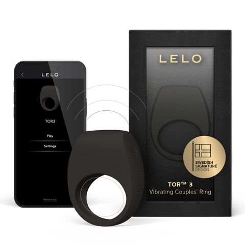 Lelo Tor 3 Couples Ring Black 1 Piece (Designed exclusively for couples, comfortably fits all sizes. Fully waterproof.)