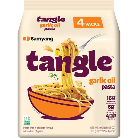 Samyang Tangle Garlic Oil Pasta 4 x 100g