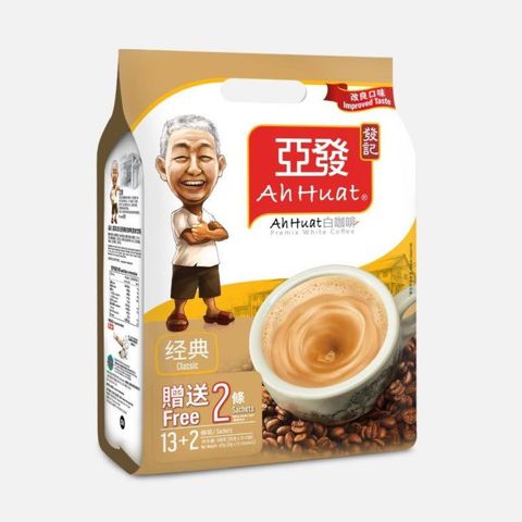 Ah Huat White Coffee Classic Instant (13 Sachets) 364g