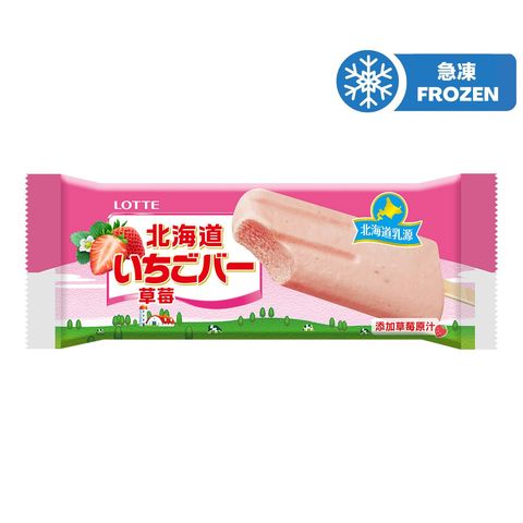 樂天 北海道草莓味雪條 70克