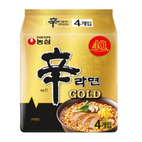Nong Shim Gold Shin Ramyun Rich Chicken Broth Noodle 4 x 125g [Parallel Import]