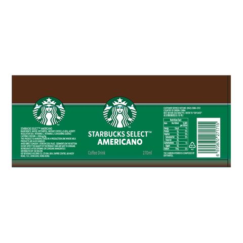 Starbucks Select Coffee Americano 270ml