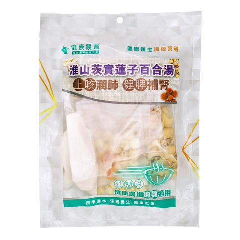 Health Farm Yam, Euryale Ferox, Lotus Seeds and Lily Bulb Soup Pack 120g
