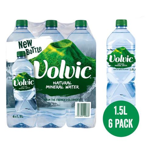 Volvic Natural Mineral Water 6 x 1.5L