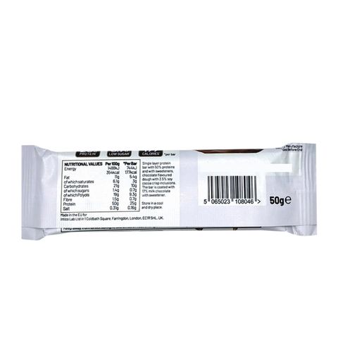 Intico High Protein Low Sugar Bar Chocolate 50g