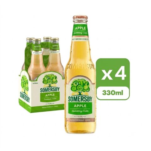 Somersby Apple Cider Alc. 4.5% (Bottle) 330ml x4