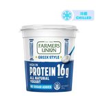 Farmers Union Greek Style High Protein Yogurt 500g