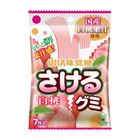 Uha Sakeru Fruit Juice Gummy (Peach Flavor) 7 Pieces
