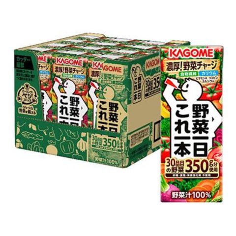 Kagome Vegetable Ichinichi Kore Ippon Juice 12 x 200ml [Parallel Import]