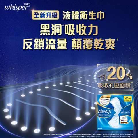 Whisper Liquid Pad Infinity Flexfoam (Technology) Absorbent Day 27cm 10 Pieces (The new and old packaging will be shipped out randomly)