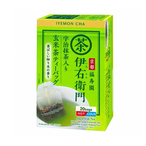 Ujinotsuyu Iyemon Matcha Iri Genmaicha Tea Bag 20 x 2g