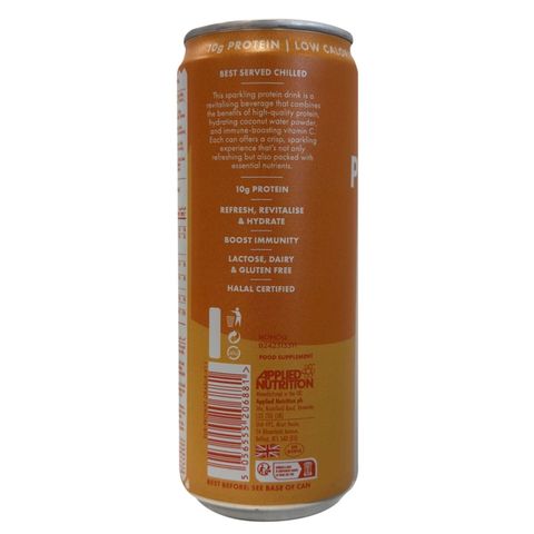Applied Nutrition Sparkling Protein Water Orange Burst Can 330ml