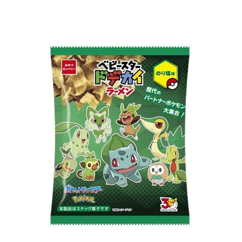 Oyatsu Nori Salt Flavor Wide Noodles Snacks 60g [Parallel Import]