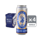 Blue Girl King Can Beer 500ml x4