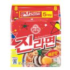 Ottogi Jin Ramen (Spicy) 5 x 120g [Parallel Import]