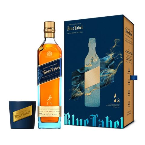 Johnnie Walker Blue Label - Gift Pack with One Candle Blind Box 750ml