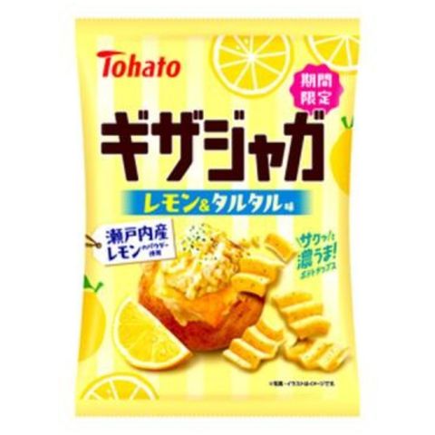 Tohato Lemon & Tartar Flavor Potato Grid 53g [Parallel Import]
