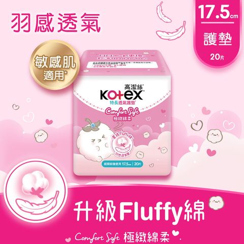 Kotex Comfort Soft Liner Long (Long) 17.5cm 20 Pieces