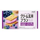 朝日 奶油玄米餅藍莓味 (營養機能食品) 72克 [平行進口]