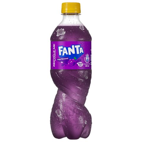 Fanta Grape Flavoured Soda 500ml