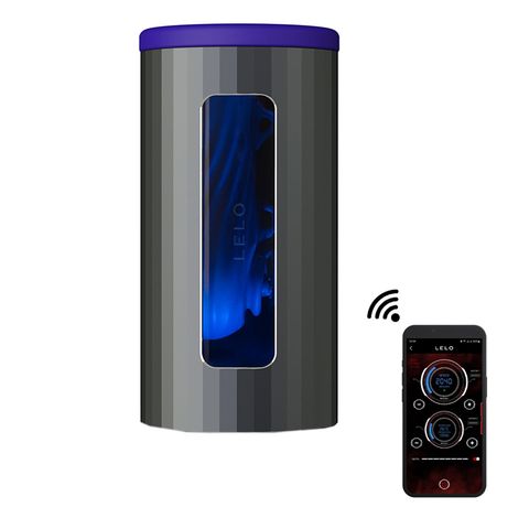 Lelo F1S V2A Electric Masturbator Blue 1 Piece (Specifically designed for stimulation seekers, deliver deep penetration vibrations, with a fully waterproof body)