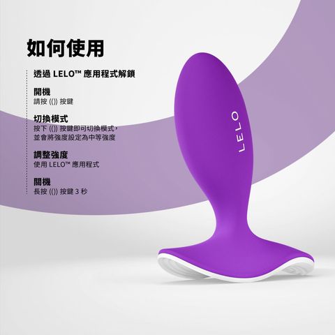 Lelo Surfer Originals - Purple 1 Piece (Suitable for both beginners and experienced players, fully waterproof)