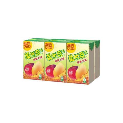 維他 菓然系蘋果芒果茶飲品 250ml x6
