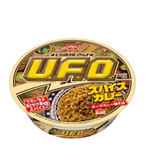 Nissin UFO Spice Keema Curry Fried Noodles 103g [Parallel Import]
