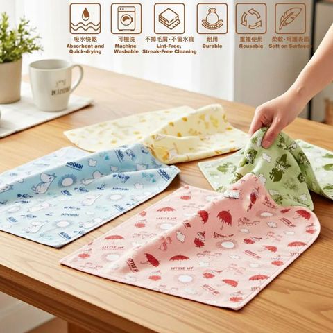 Moomin Multi-purpose Kitchen Towel 30cm x 30cm 4 Pieces