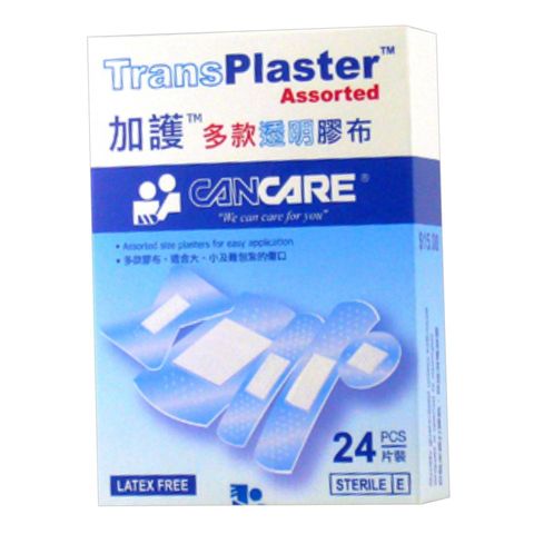 Cancare Transplaster Assorted 24 Pieces