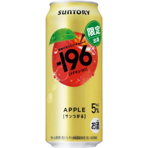 Suntory -196℃ (Sun Tsugaru Apple Flav) Chu-Hai Alc. 5% 500ml [Parallel Import]