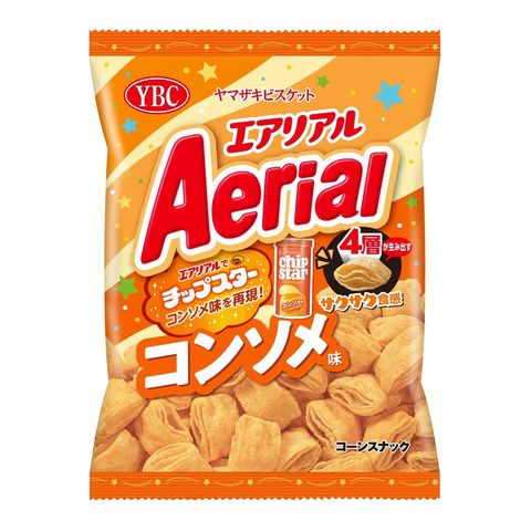 Ybc Aerial Four-layer Corn Snack Consomme Flavor 65g [Parallel Import]
