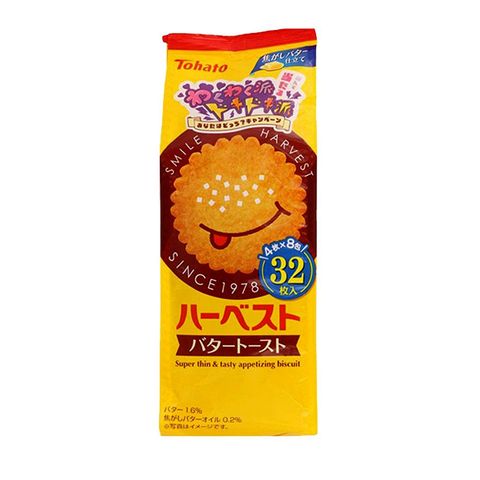 桃哈多 日本牛油芝麻薄脆餅 100克 [平行進口]