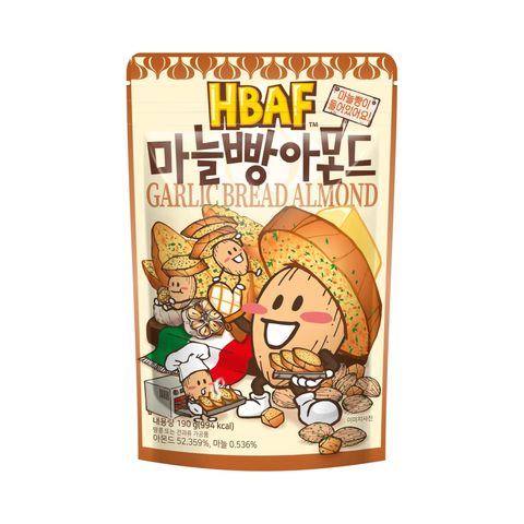 Hbaf Garlic Bread Almond 190g