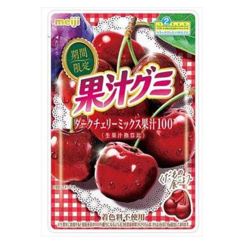 Meiji Dark Cherry Mix Fruit Gummy 47g [Parallel Import]