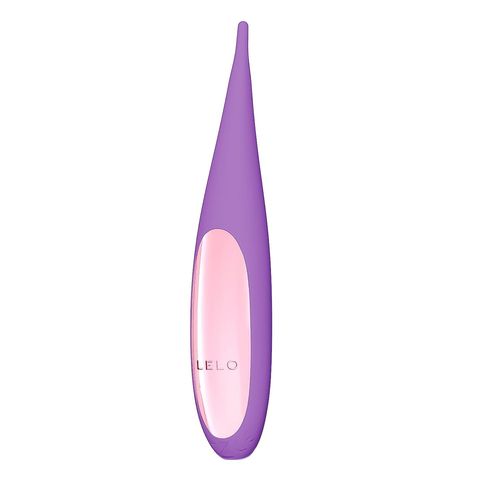 Lelo DOT Travel Soft and Flexible Pointed Tip Vibrator Purple 1 Piece (Ideal for beginners, adjust angles and intensity. Fully waterproof)