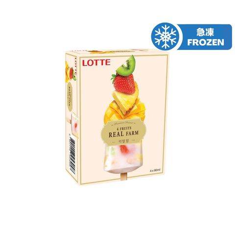 Lotte Real Farm Ice Bar 4 x 80ml