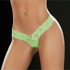 Mapale 93 Lace Thong - Hot Green - L 1 Piece 849663058054