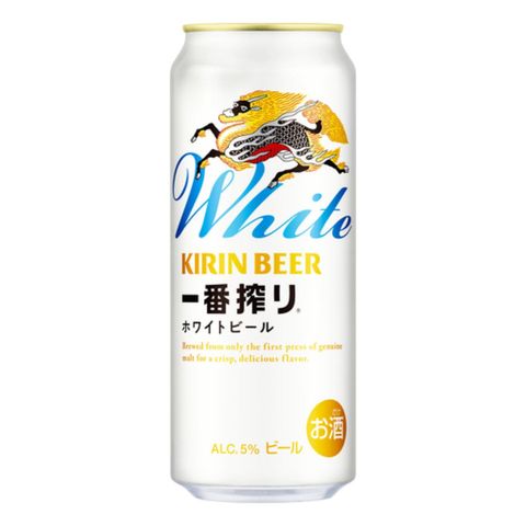 麒麟 一番榨白啤酒 Alc. 5% 500毫升 [平行進口]