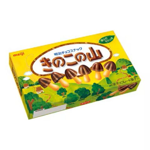 Meiji Mushroom Mountain Chocolate Biscuit 66g [Parallel Import]